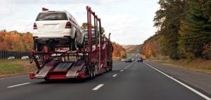 Vehicle-Transport-Service-via-Truck, car transportation by truck, companies that transport cars
