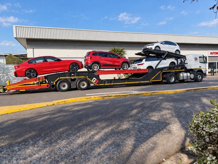 Open Road Carriers — cars and pickup trucks.