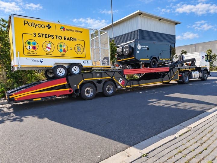 Open Road Carriers — a branded vehicle on a transporter.